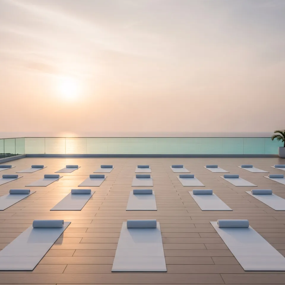 Equipa de profissionais de meditação e respiração